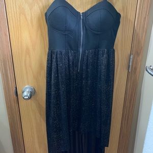 black and gold dress